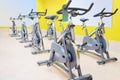 Fitness bycicle Royalty Free Stock Photo