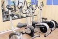 Fitness bycicles Royalty Free Stock Photo