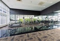 Fitness Center interior design, Gym Royalty Free Stock Photo