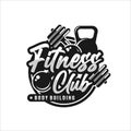 Fitness Club Body Building Premium Logo