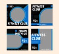 Fitness club social media ad post