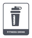 fitness drink icon in trendy design style. fitness drink icon isolated on white background. fitness drink vector icon simple and