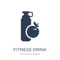 fitness Drink icon. Trendy flat vector fitness Drink icon on white background from Gym and fitness collection