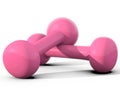 Fitness dumbbells Royalty Free Stock Photo