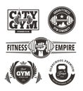 Fitness Emblems Set