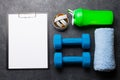 Fitness equipment and blank sheet for workout