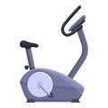 Fitness exercise bike icon, cartoon style