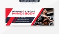 Fitness Face Book cover design