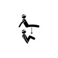 Fitness, floor, ground, knee icon. Element of fitness illustration. Signs and symbols icon can be used for web, logo, mobile app,