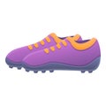 Fitness football boots icon, cartoon style Royalty Free Stock Photo