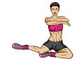 Fitness girl Royalty Free Stock Photo