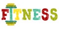 Fitness Gym logo. Vector illustration.