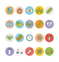 Fitness and Health Colored Vector Icons 6