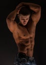 Fitness male torso Royalty Free Stock Photo