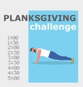 Fitness man doing planking exercise