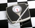 Fitness measures Royalty Free Stock Photo
