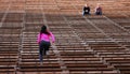 Fitness in Red Rocks Amphitheater.