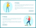 Fitness and Sport Exercising Web Page Templates