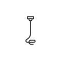 Fitness strap line icon