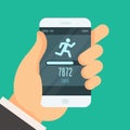 Fitness tracker app - step counter