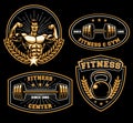 Fitness training center badge