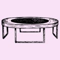 Fitness trampolin Royalty Free Stock Photo