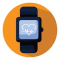 Fitness watch, icon Royalty Free Stock Photo