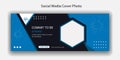 Fitness Web Banner Social Media Cover Page Template design