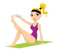 Fitness woman Royalty Free Stock Photo
