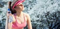 Fitness Woman Drinking Water Royalty Free Stock Photo