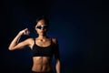 Fitness Woman, Girl Can do Strong Royalty Free Stock Photo