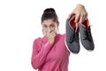 Smelly old shoes Royalty Free Stock Photo