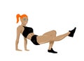 Fitness women exercise