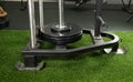 Fitness workout sled exercise push weights fit indoor lift, for sport trainer for gym and athlete healthy, bodybuilder