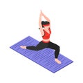 Fitness Yoga Exercise Composition