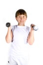 Fitnessed kid Royalty Free Stock Photo