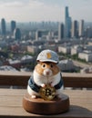Hamster Portrays Urban Crypto Enthusiast AI Generative