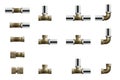 Fittings for polypropylene pipeline.