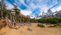 Fitz Roy mountain, El Chalten, Patagonia, Argentina Royalty Free Stock Photo