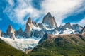 Fitz Roy mountain, El Chalten, Patagonia, Argentina Royalty Free Stock Photo