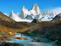 Fitz Roy Mountain, El Chalten, Patagonia, Argentina Royalty Free Stock Photo