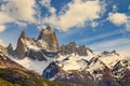 Fitz roy mountain, mountains landscape, patagonia