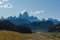 Fitz Roy mountain near El Chalten, in Patagonia, Argentina Royalty Free Stock Photo