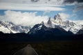 Fitz roy patagonia Mountain Argentina Royalty Free Stock Photo