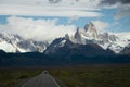 Fitz roy patagonia Mountain Argentina Royalty Free Stock Photo