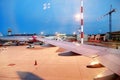 Fiumicino airport - first airport of Rome city on June 1, 2014 Royalty Free Stock Photo