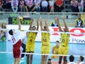 FIVB Poland Brasil Volleyball Royalty Free Stock Photo