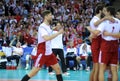 FIVB Poland Brasil Volleyball Royalty Free Stock Photo