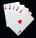 Five aces Royalty Free Stock Photo