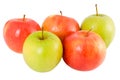 Five apples Royalty Free Stock Photo